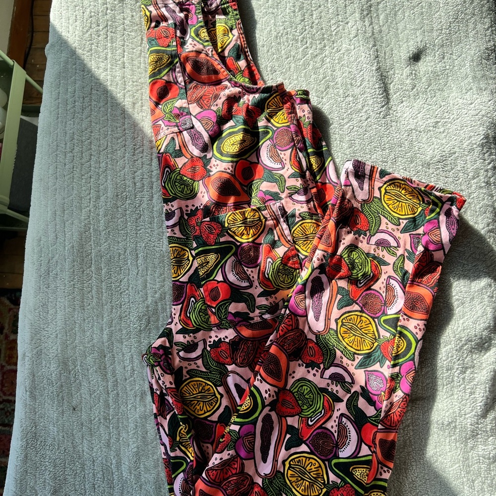 Lucy & Yak Limited Edition Vulvarees & Fruit Print Women's Overalls🍒 - Picture 6 of 6